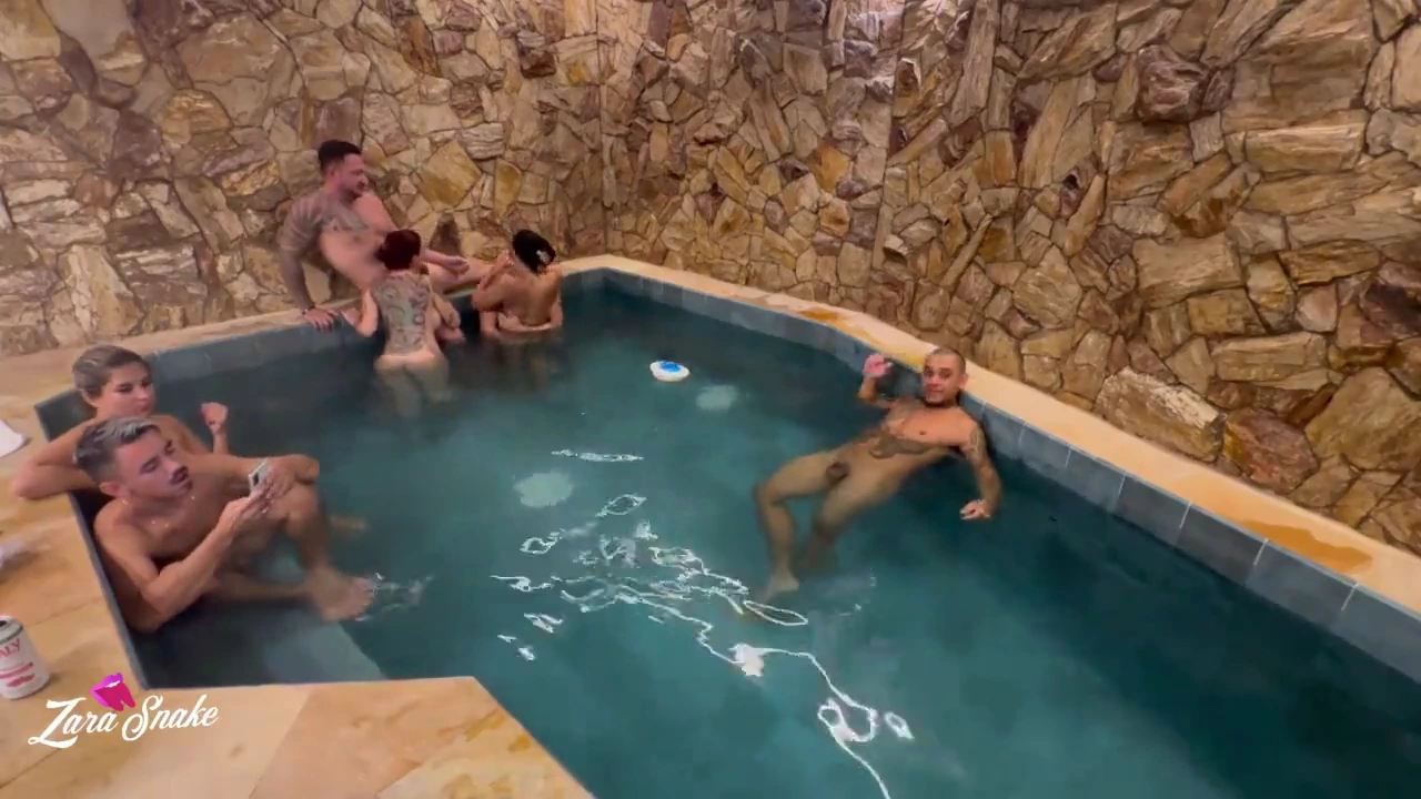 Our friends and us had a great time at the motel, sharing a sensual moment before engaging in passionate sex, both wearing red and sheer outfits porn video